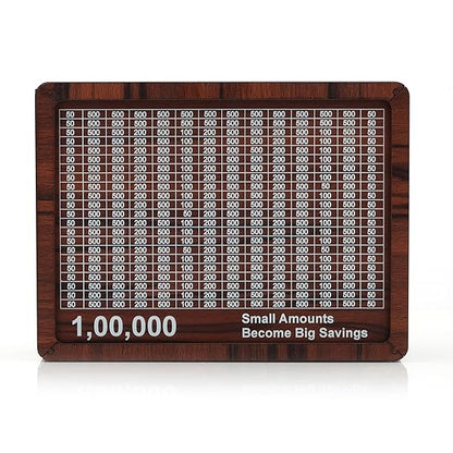 WOODEN MONEY SAVING BOX (100K)