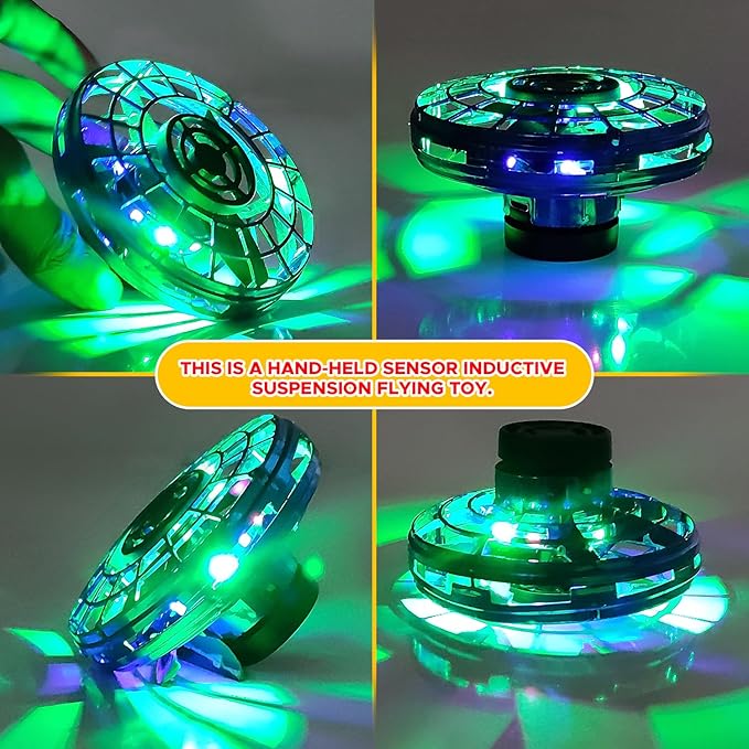 Hand Spinner I Fingertip Upgrade Flight I Mini UFO Drone Flying Spinner
